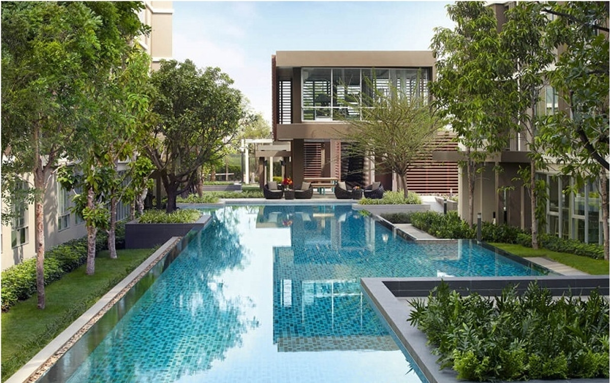 ขายคอนโดปทุมธานี รังสิต ธรรมศาสตร์ : ดีคอนโด แคมปัส รังสิต เฟส2 ห้องวิวสระ!! สตูดิโอไทป์