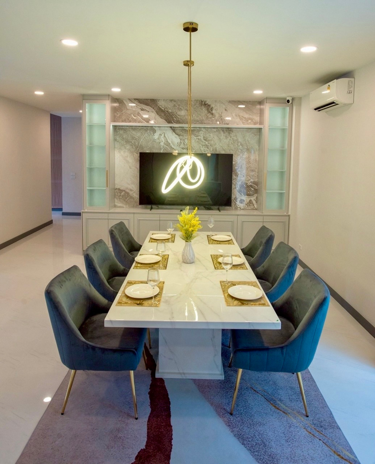 For RentHouseBangna, Bearing, Lasalle : 🏡 FOR RENT Single house, The City Bangna, 4 bedrooms, 5 bathrooms, large house, luxuriously decorated, near Mega Bangna.