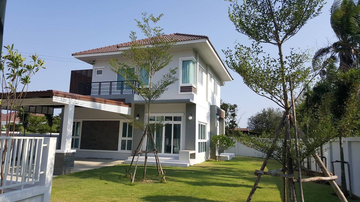 For SaleHouseCha-am Phetchaburi : Model house for sale, decorated and ready to move in -Phattharasap Project @ Rai Wan, Mueang District, Phetchaburi Province