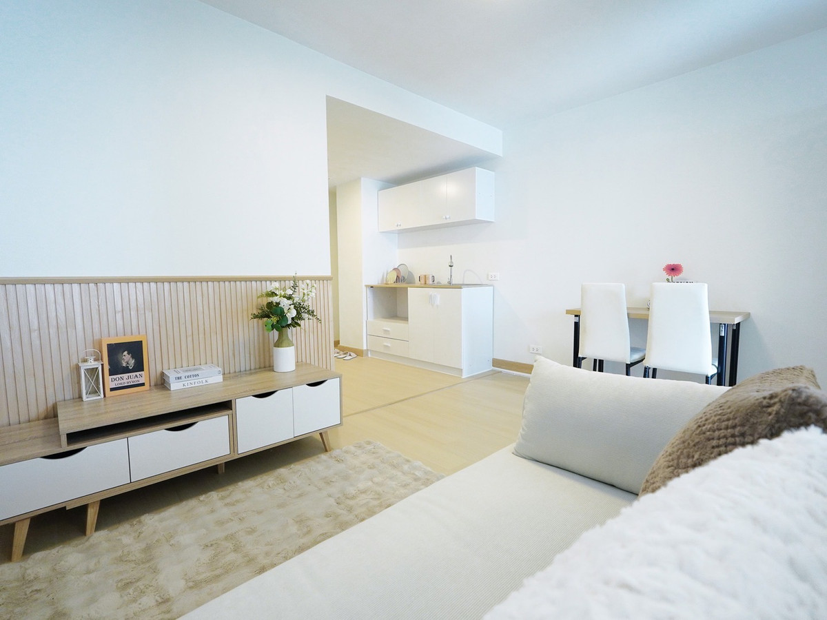 For SaleCondoRatchadapisek, Huaikwang, Suttisan : 🏡 Ratchada Orchid, near MRT Sutthisan, 600 meters, decorated room, ready to move in. Complete common area Big and convenient to use Parking in the building, no need to fear flooding!!