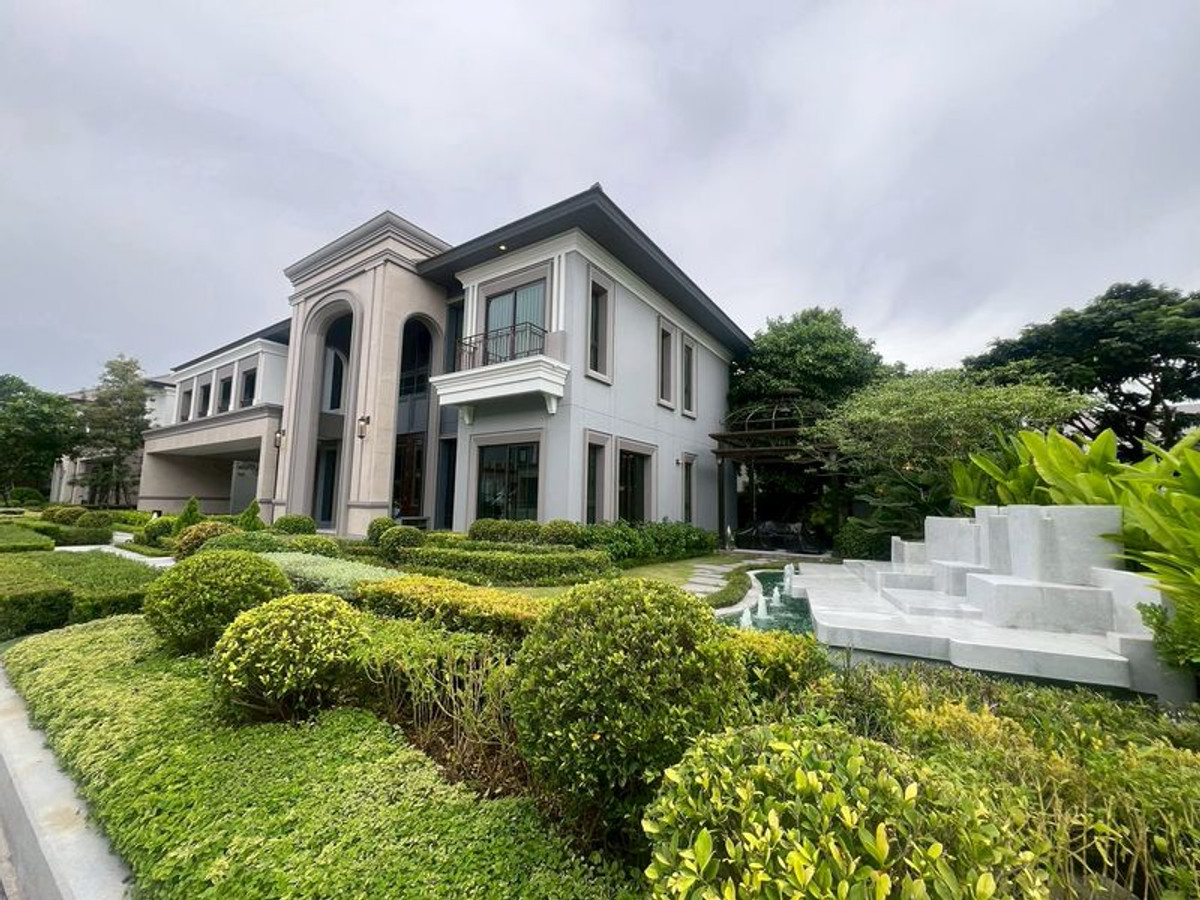 For SaleHousePinklao, Charansanitwong : For sale or rent, 2-story detached house, sample house, fully decorated, Grand Bangkok Boulevard, Ratchaphruek-Pinklao. Can raise animals Near The Mall Bang Khae