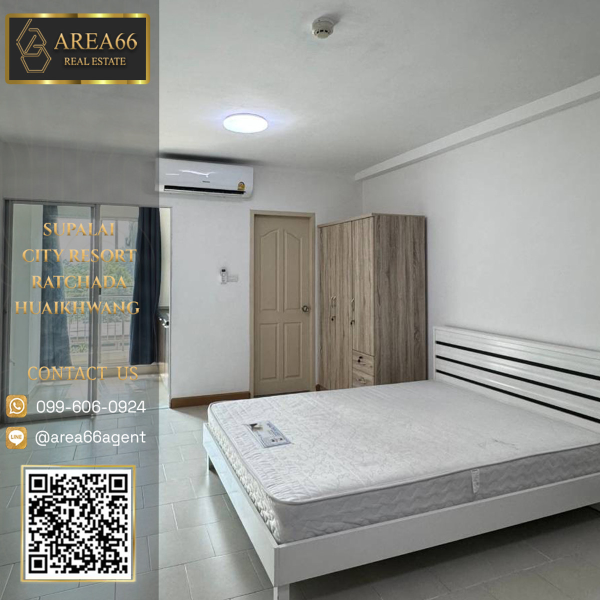 For SaleCondoRatchadapisek, Huaikwang, Suttisan : 🔥 For sale!! Condo Supalai city resort Huai Khwang