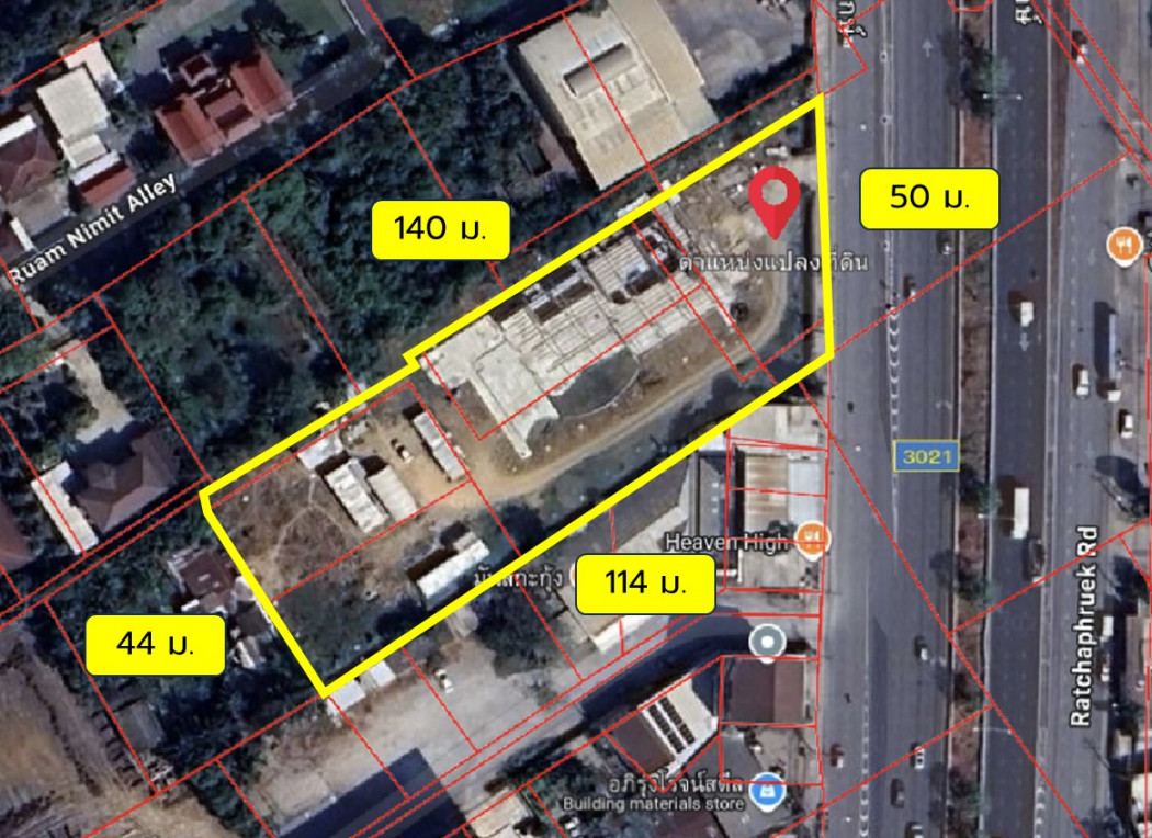 Land for sale on Ratchaphruek Road, Bang Rak Noi Subdistrict, more than 3 rai, suitable for business CC Loading...