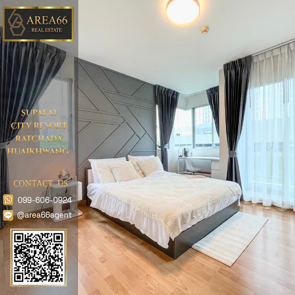 For SaleCondoRatchadapisek, Huaikwang, Suttisan : 🔥 For sale!! Condo Supalai city resort Huai Khwang