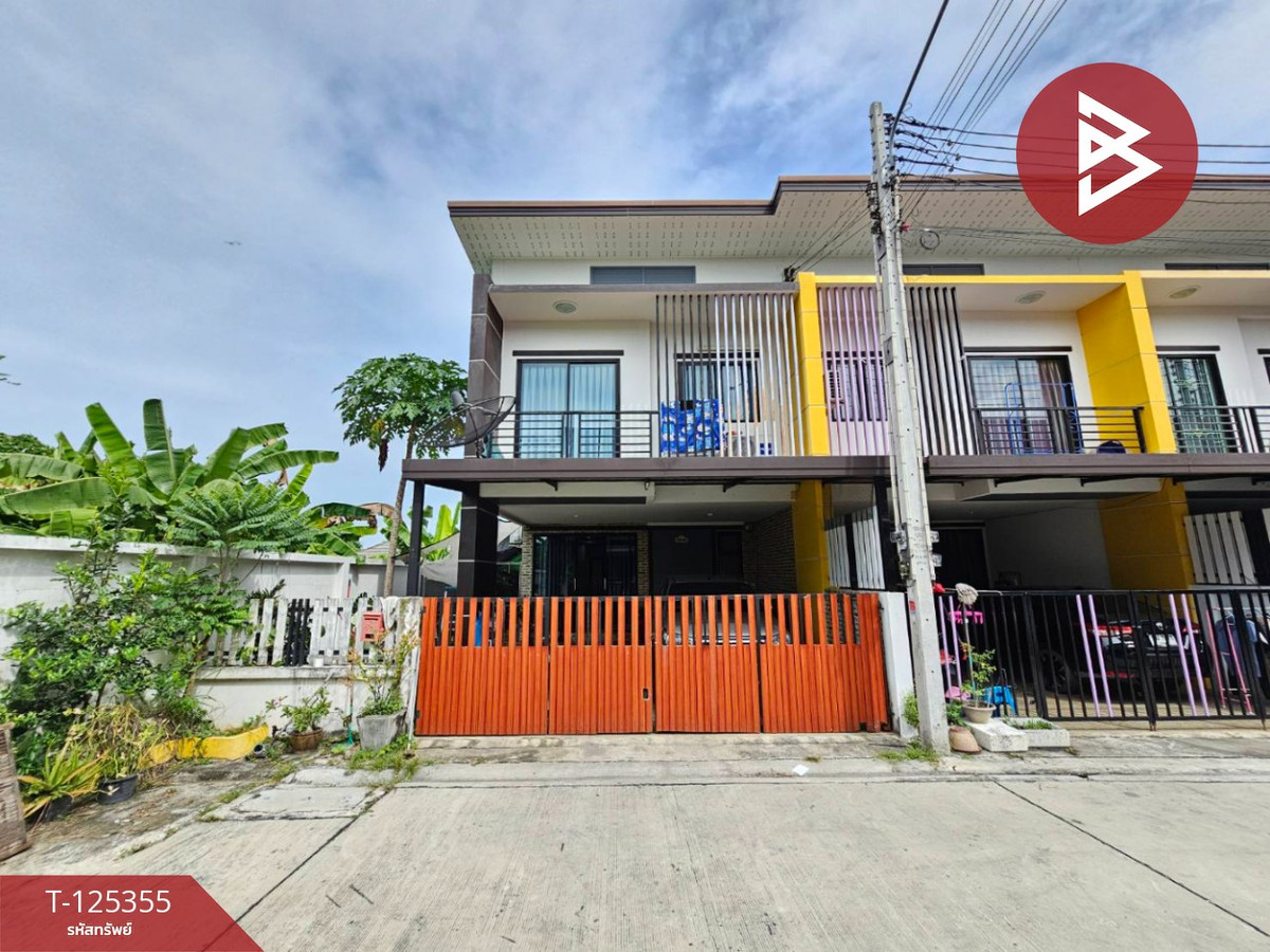 ขายทาวน์โฮมพัทยา บางแสน ชลบุรี สัตหีบ : ขายทาวน์เฮ้าส์ หมู่บ้านสุขปิติ วิว สำนักบก ชลบุรี