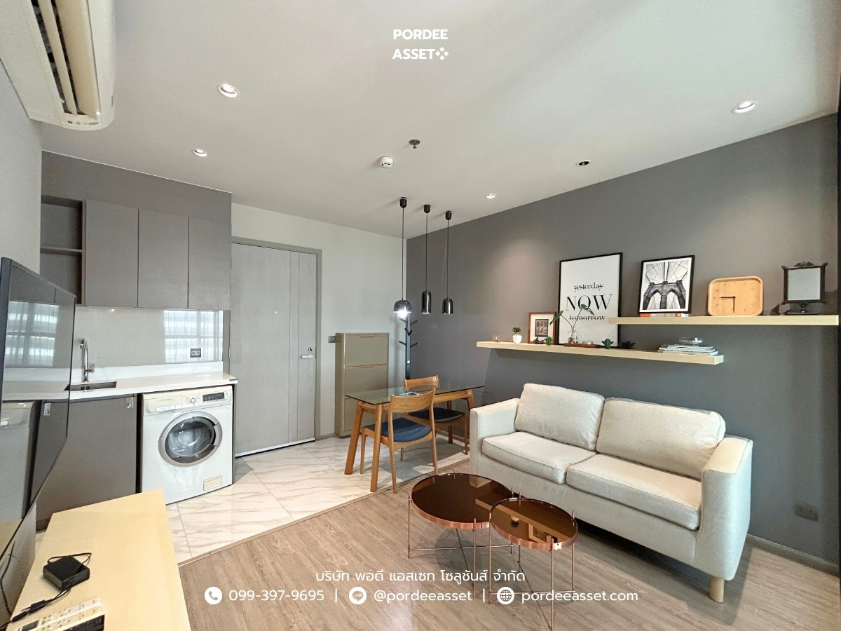 คอนโดหรู Rhythm Ekkamai - ริธึ่ม เอกมัย (ขนาด 34.43 ตร.ม.) ซอยสุขุมวิท63 ใกล้รถไฟฟ้า BTS สถานีเอกมัย เพียง 300 ม. ห้องสวยพร้อมอยู่ เฟอร์นิเจอร์ครบ Loading...