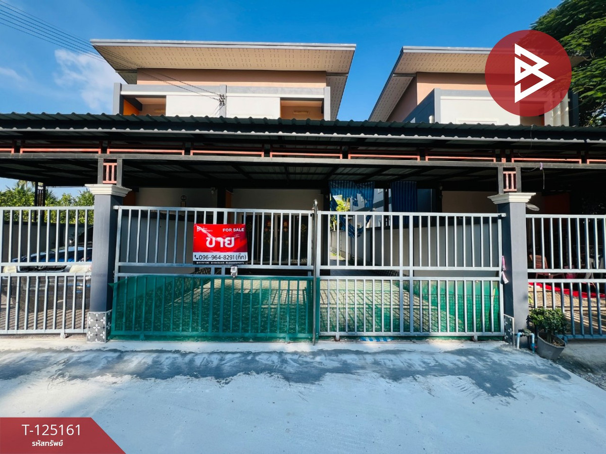For SaleHouseSamut Prakan,Samrong : Urgent sale, semi-detached house, Soi San Chao 1, Bang Phrom, Samut Songkhram.