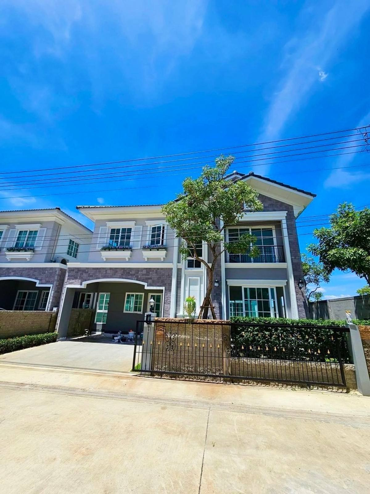 ให้เช่าปทุมธานี รังสิต ธรรมศาสตร์ : ER25202 🟢 ให้เช่า / For Rent Prestige Future - Rangsit | บ้านแฝด 4 ห้องนอน | 💰 46,000 บาท/เดือน