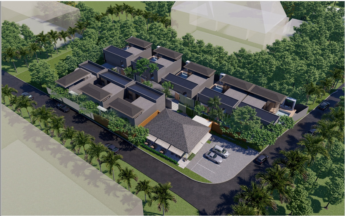 Pattaya, Bangsaen, Chonburi : For sale and rent 8 pool villas and 1 restaurant, fully furnished, beautifully decorated, Pattaya-Naklua area. Near the Sanctuary of Truth, only 750 meters.