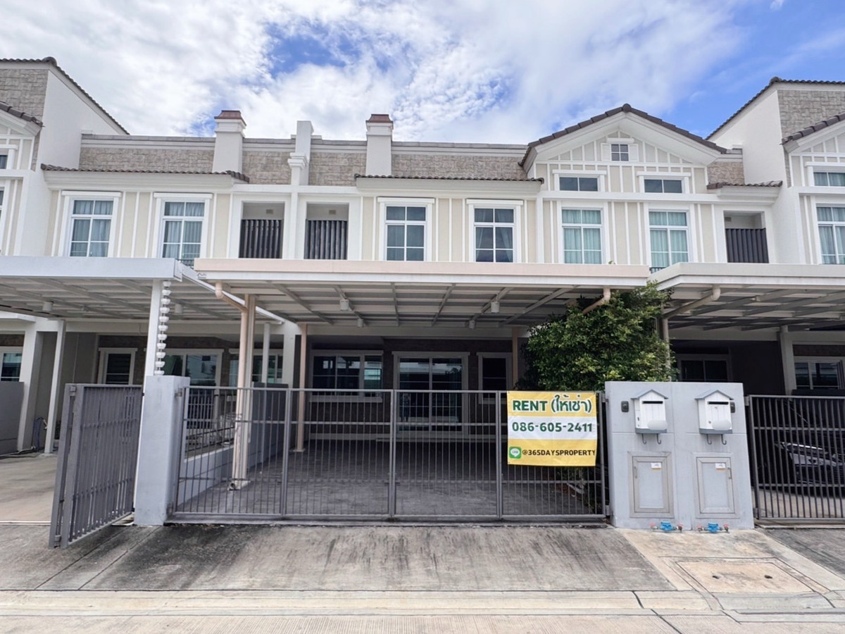 ให้เช่าทาวน์โฮมบางนา แบริ่ง ลาซาล : 💥ForRent💥3Bed • Indy2 Bangna-Ramkhamhang2 🏡 Near Mega Bangna‼️  🐶🐱 Pet Friendly* Ready to move in ‼️ Fully Furnished ✨