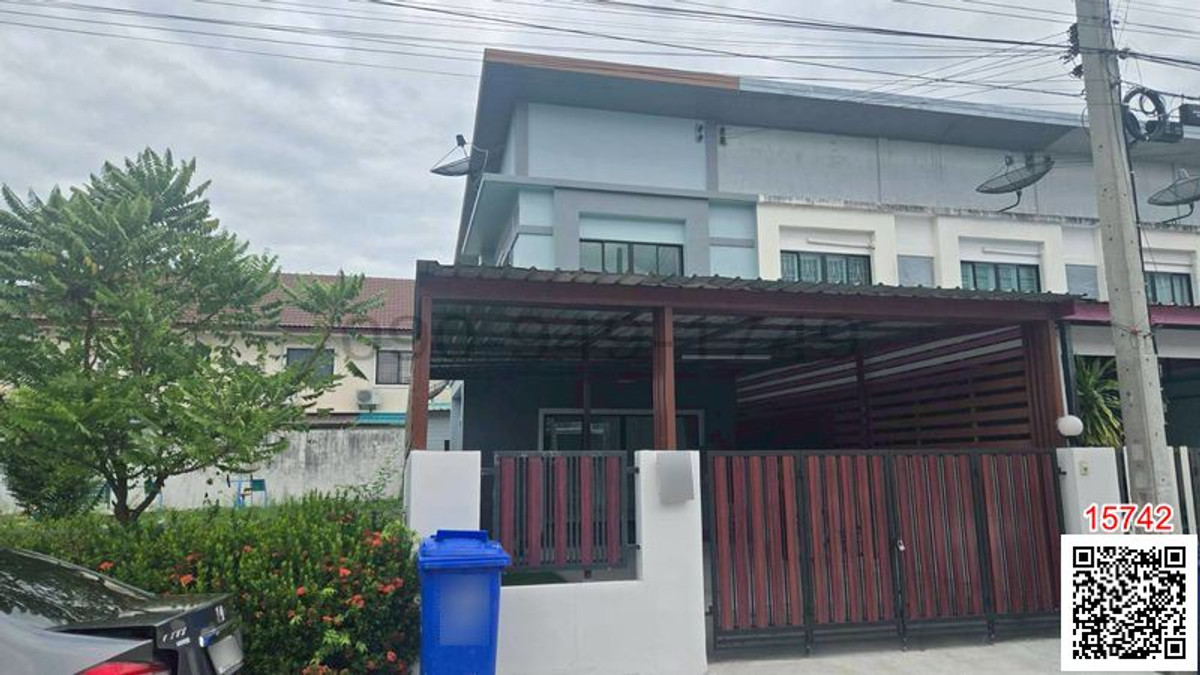 ให้เช่าทาวน์โฮมสมุทรปราการ สำโรง : เช่า ทาวน์เฮาส์ หมู่บ้าน ธัญดาพาร์ควิว 4 หลังมุมติดสวน 