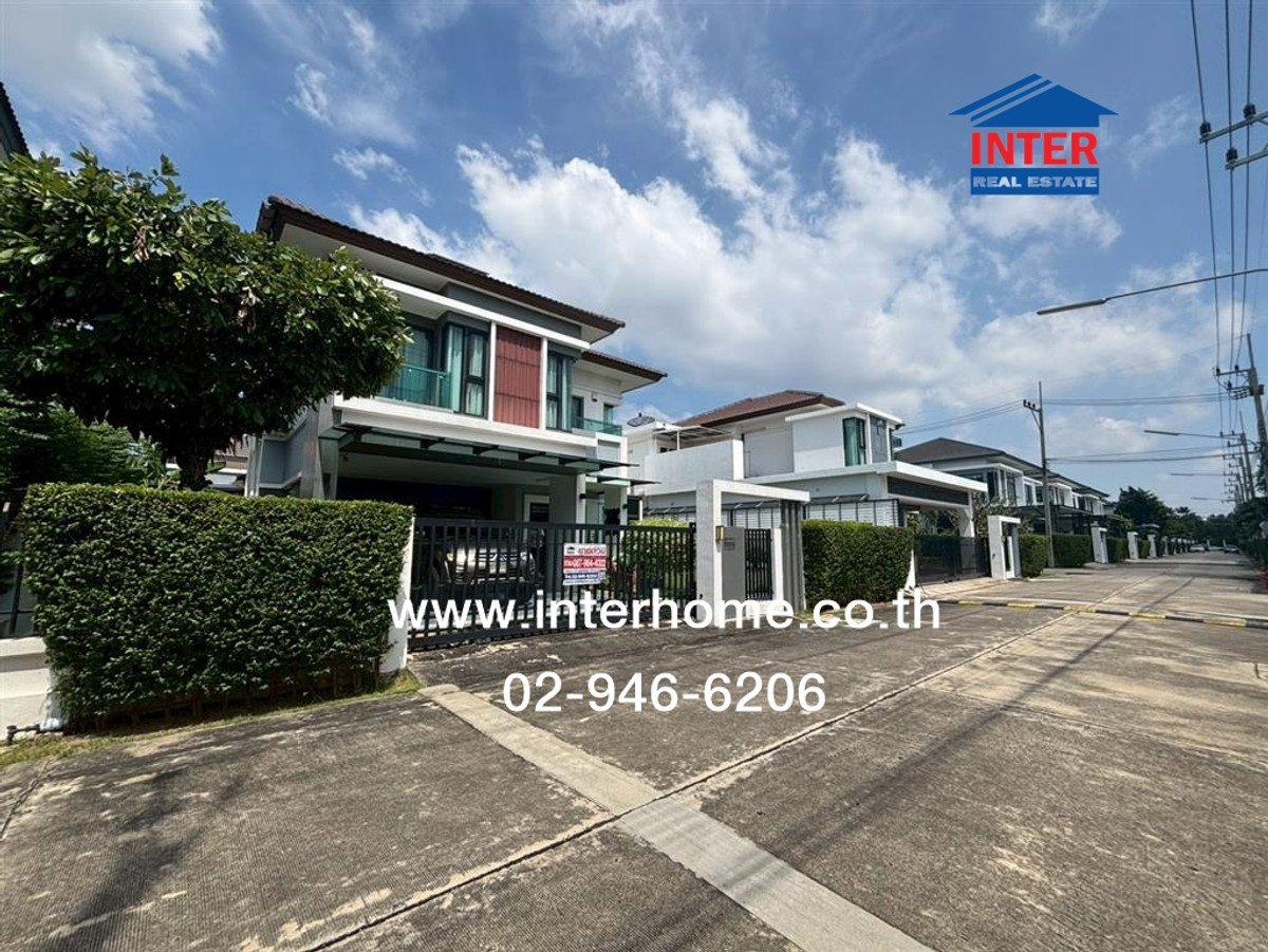 บ้านเดี่ยว 2 ชั้น 68 ตร.ว. หมู่บ้านเอ็นซีออนกรีน ฌาร์ม ซอยลำลูกกา71 ลำลูกกา ปทุมธานี Loading...