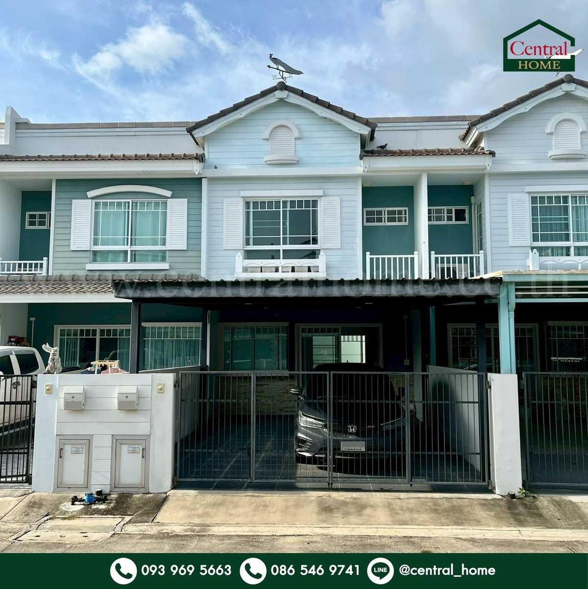 ขายทาวน์โฮมอยุธยา : ทาวน์เฮ้าส์ วิลลาจจิโอ อยุธยา - บางปะอิน 