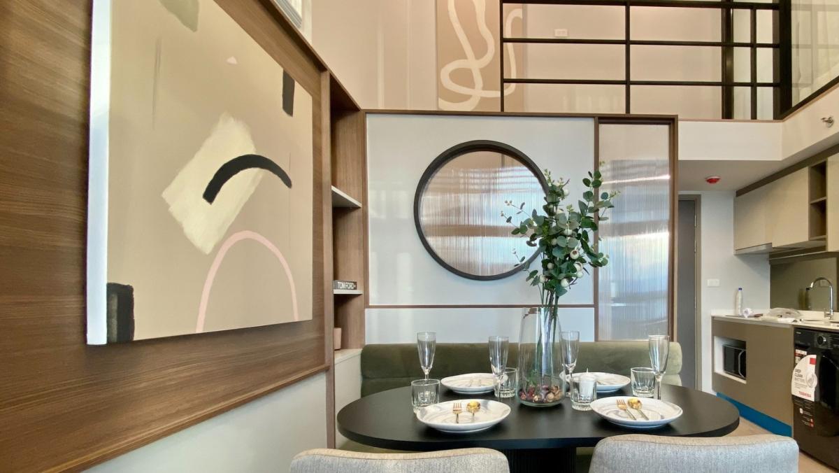 For RentCondoRama9, Petchburi, RCA : 🔥For urgent rent🔥 Ideo Rama 9 - Asoke, spacious room, high ceiling, fully furnished, ready to move in, near MRT Rama 9