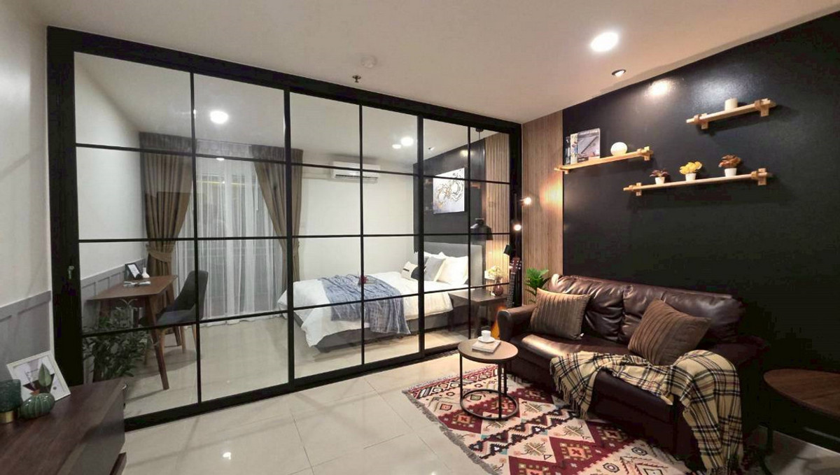 ขายคอนโดบางนา แบริ่ง ลาซาล : สอบถามโทร : 065-754-4426 คอนโด รีเจ้นท์โฮม 7/1 ใกล้ BTS บางนา ขนาด 32 ตารางเมตร 1 ห้องนอน ชั้น8 ตึกD ตกแต่งใหม่ตามรูป