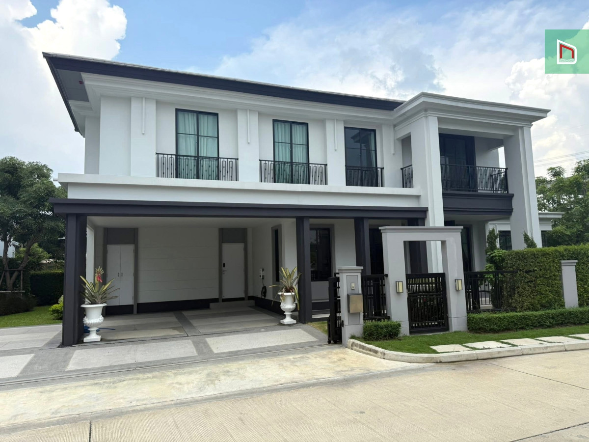 For SaleHouseChaengwatana, Muangthong : Luxury house Setthasiri Chaengwattana-Prachachuen 2 1 ngan 19.6 sq m, 3 bedrooms, 6 bathrooms, 24 million, new house ready to move in, quality society, close to Si Rat Expressway & Chaengwattana
