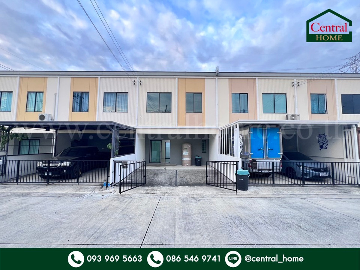 ขายทาวน์โฮมปทุมธานี รังสิต ธรรมศาสตร์ : ทาวน์เฮ้าส์ เดอะคอนเนค 55 กรุงเทพ - ปทุมธานี 2 บ้านสวย พร้อมอยู่