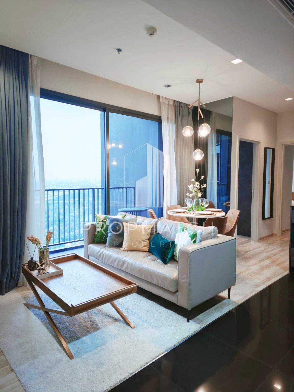 ให้เช่าคอนโดสะพานควาย จตุจักร : ✨Flash Deal ✨The Line Jatujak - Mochit( 2Bed 2Bath 59SQM.) แต่งครบพร้อมอยู่ !! เพียง 48,000บาทต่อเดือน Tel.0981315848 @propmatch