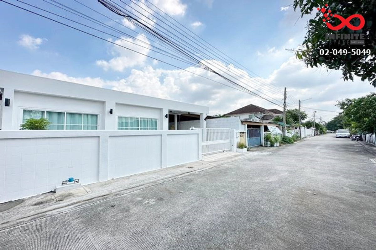 For SaleHouseMin Buri, Romklao : Single house for sale, 1 floor, 40 sq m, Ramkhamhaeng 174, Buakhao Village 29