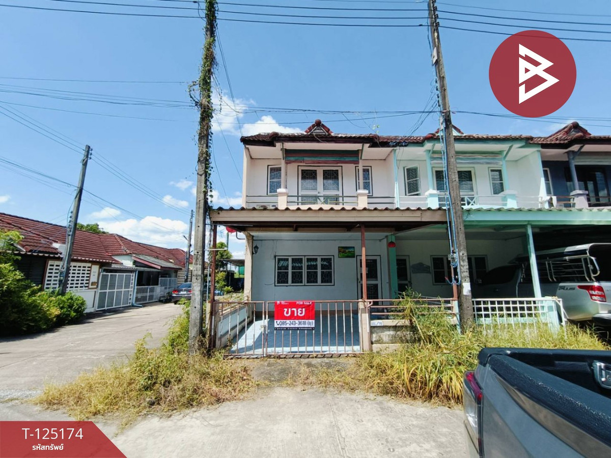 ขายทาวน์โฮมระยอง : ขายทาวน์เฮ้าส์หลังมุม 2 ชั้น เนื้อที่ 17.5 ตร.วา ตะพง ระยอง