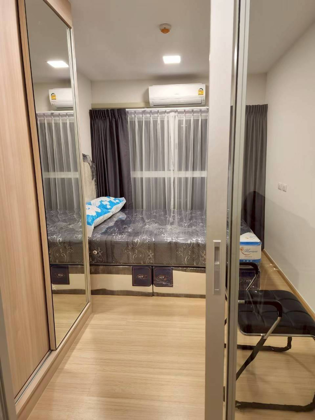 ให้เช่าคอนโดปทุมธานี รังสิต ธรรมศาสตร์ : 🏡 ให้เช่า Plum Fresh💖  ✨ ตึก B ชั้น 8 วิวนอก ✅️ พร้อมเข้าอยู่