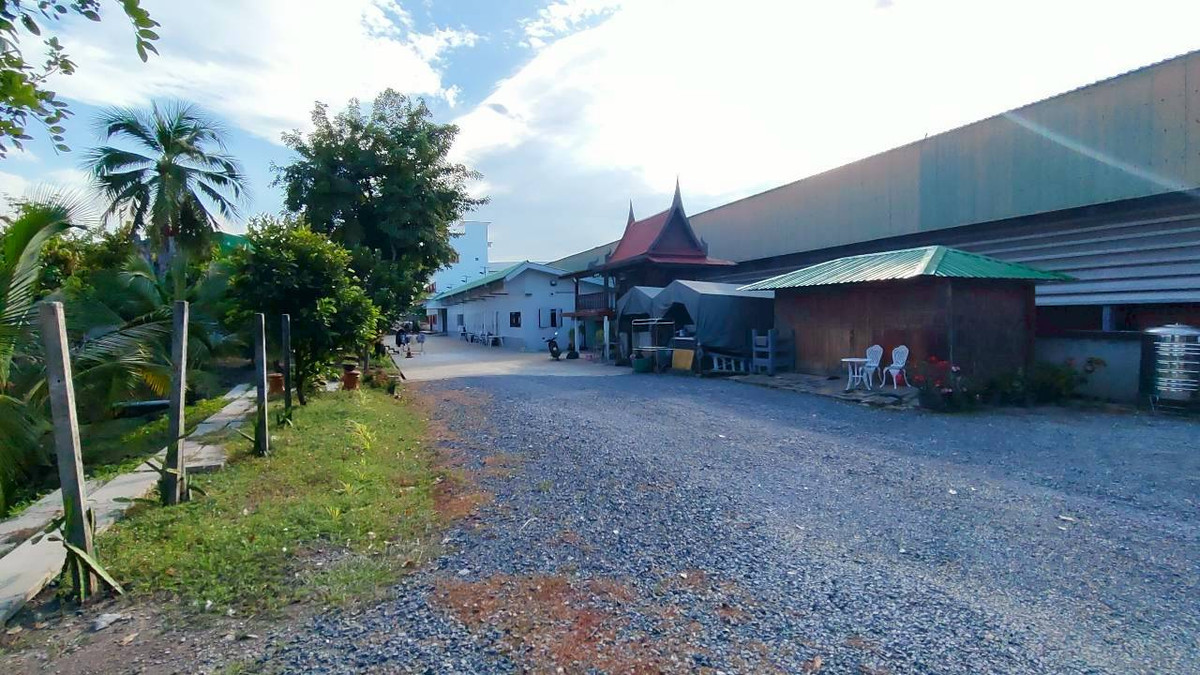 Land for sale 4-0-10 rai with office building. and a 3-story residential house on Bang Bua Thong Road, Suphan Buri Loading...