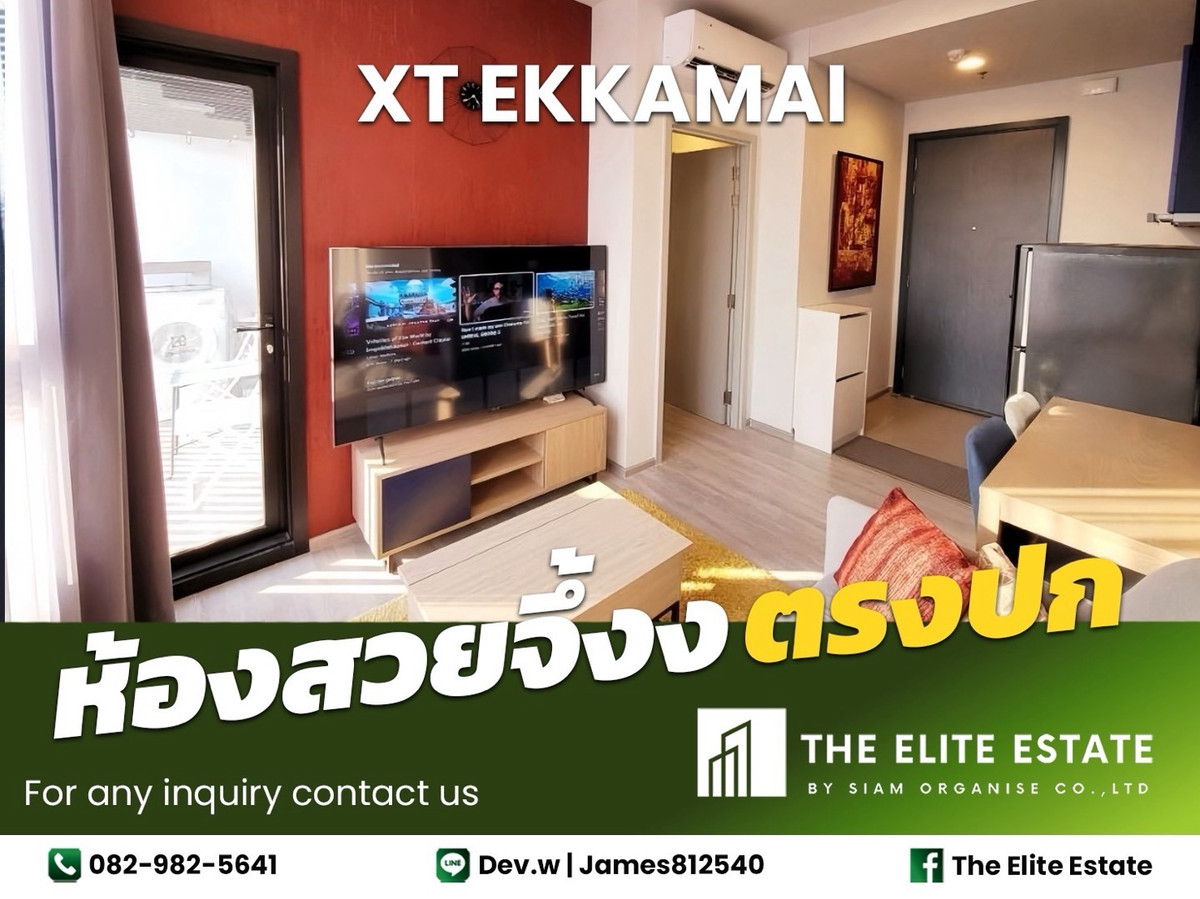 For RentCondoSukhumvit, Asoke, Thonglor : 🔑✨ Exclusive Offer • Beautiful Fully Furnished • Ready-to-Move-In Unit • For Rent at ✨ XT Ekkamai  • Near 🚝 BTS Ekkamai
