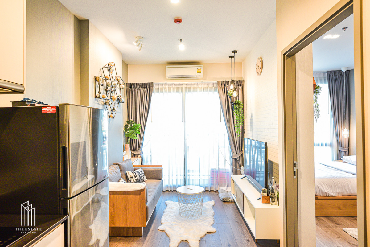 ให้เช่าคอนโด : For rent Whizdom Avenue Ratchada-Ladprao ตกแต่งได้อย่างน่าอยู่และลงตัว ชั้นสูง ทิศเหนือ ติด MRT ลาดพร้าว @19,000 Baht 
