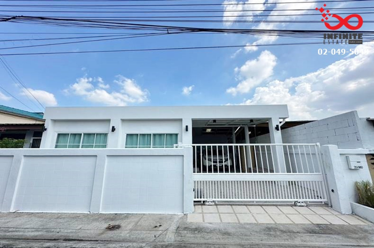 Single house for sale, 1 floor, 40 sq m, Ramkhamhaeng 174, Buakhao Village 29 Loading...