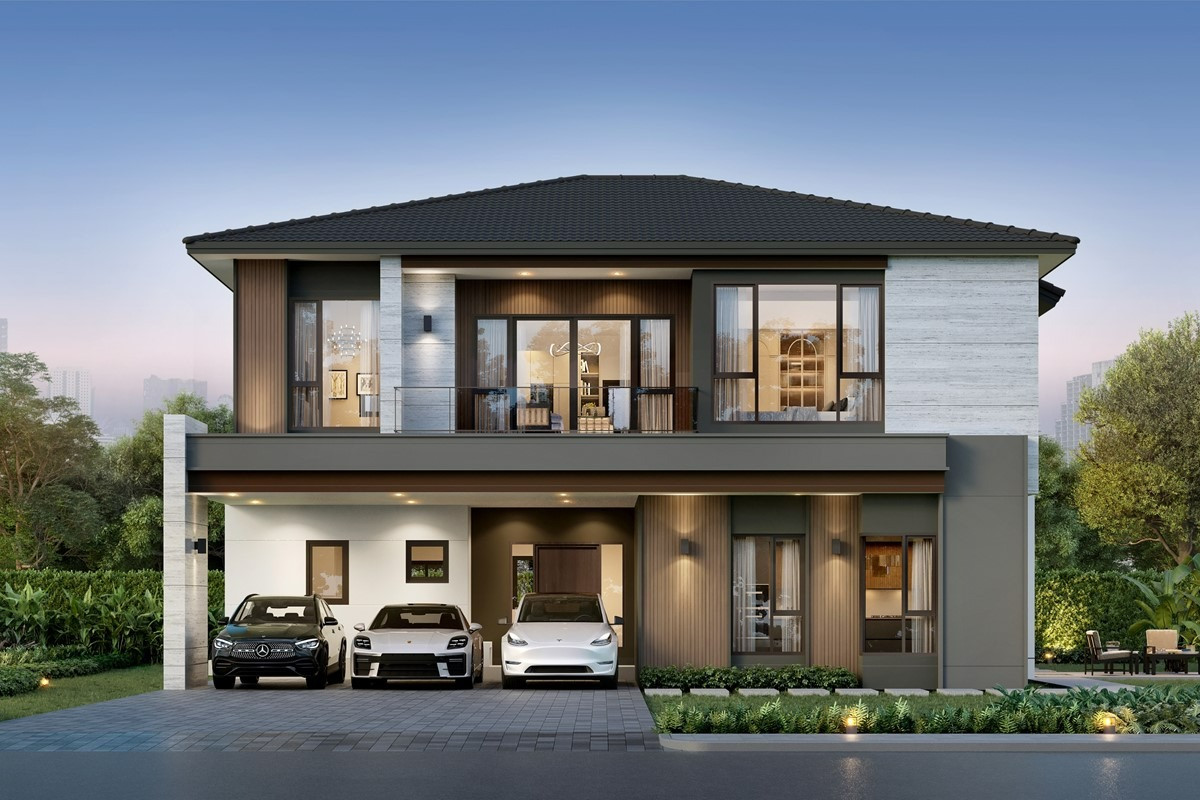 For SaleHousePattanakan, Srinakarin : The City Phatthanakan 2 - Luxury detached home