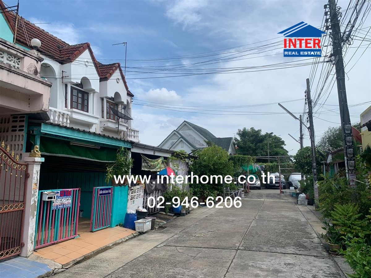 ขายทาวน์โฮมมีนบุรี-ร่มเกล้า : ทาวน์เฮ้าส์ 2 ชั้น 16 ตร.ว. หมู่บ้านศรีประจักษ์วิลล่า2 ใกล้ตลาดน้ำขวัญ-เรียม ซอยรามคำแหง156 ถนนรามคำแหง ถนนเสรีไทย เขตบางกะปิ กรุงเทพมหานคร