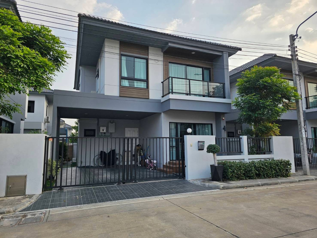 For SaleHouseNawamin, Ramindra : Single house Sena Park Ville Ramintra - Wongwaen / 3 bedrooms (for sale), Sena Park Ville Ramintra - Wongwaen / Detached House 3 Bedrooms (FOR SALE) PINP028