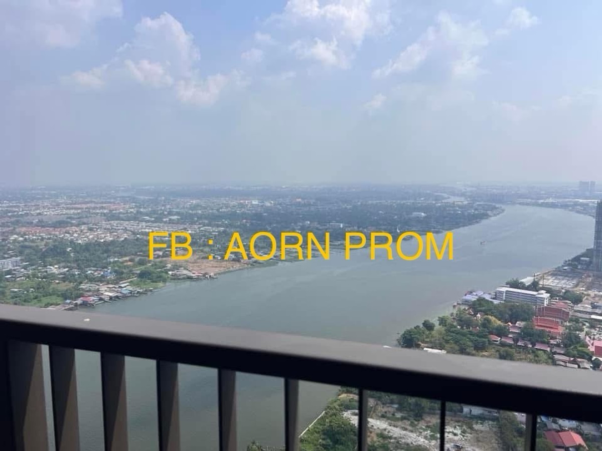 💗 Cheapest 11,000 baht, full river view, THE POLITAN AQUA (The Politan Aqua), next to the Chao Phraya River, Building B, high floor 🌈 Front-loading washing machine, 2 air conditioners, 55-inch smart TV, refrigerator, microwave. Loading...