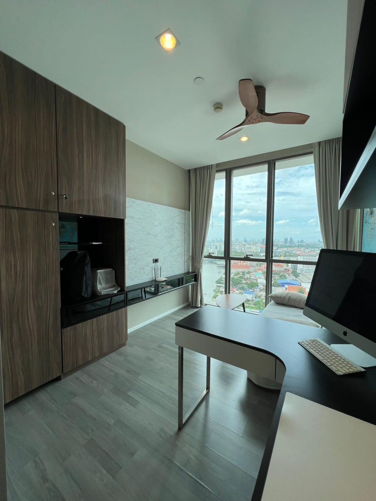 ขายคอนโดบางซื่อ วงศ์สว่าง เตาปูน : คอนโด 2 ห้องนอน 86 ตร.ม. วิวแม่น้ำ สุดหรู 14.2 ลบ.  ใกล้ BTS/MRT บางโพ เดินได้ถึง ตลาดและสวนจตุจักร!