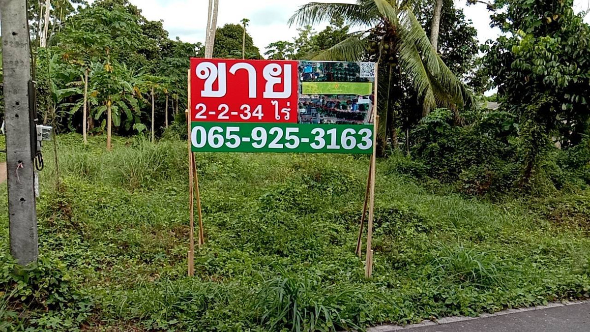 ขายที่ดินตรัง : ขายที่ดินใกล้วัดโคกหล่อ จ.ตรัง ทำเลดีใจกลางเมือง ใกล้โลตัสตรัง