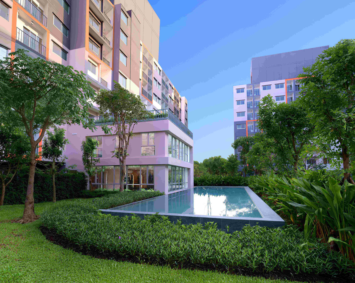 ขายคอนโดมหาชัย สมุทรสาคร : เสนาคิทท์ เพชรเกษม 120 📍คอนโดสไตล์รีสอร์ท บรรยากาศสุดชิลล์ 🏝 ย่านอ้อมน้อย 