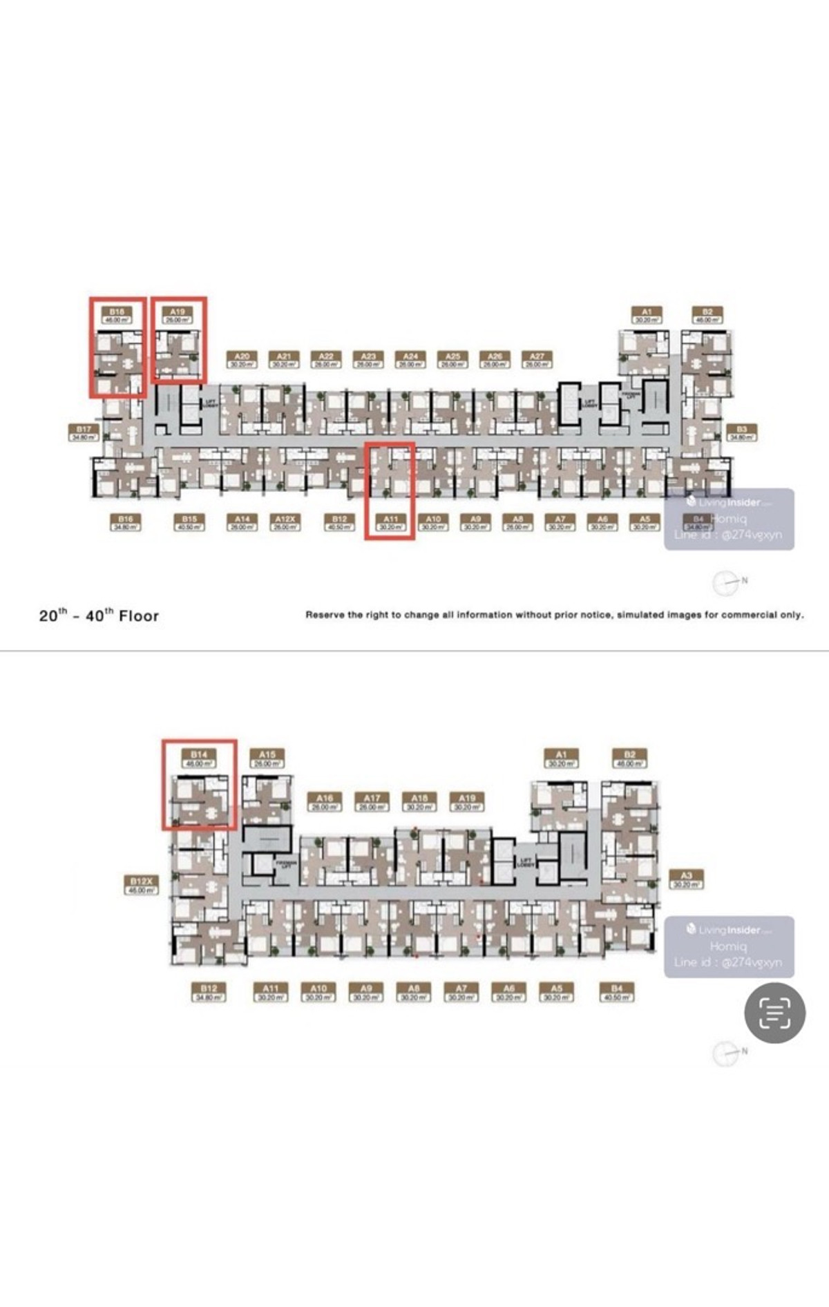 ขายดาวน์คอนโดพระราม 9 เพชรบุรีตัดใหม่ RCA : Foreign Quota Units for Sale
