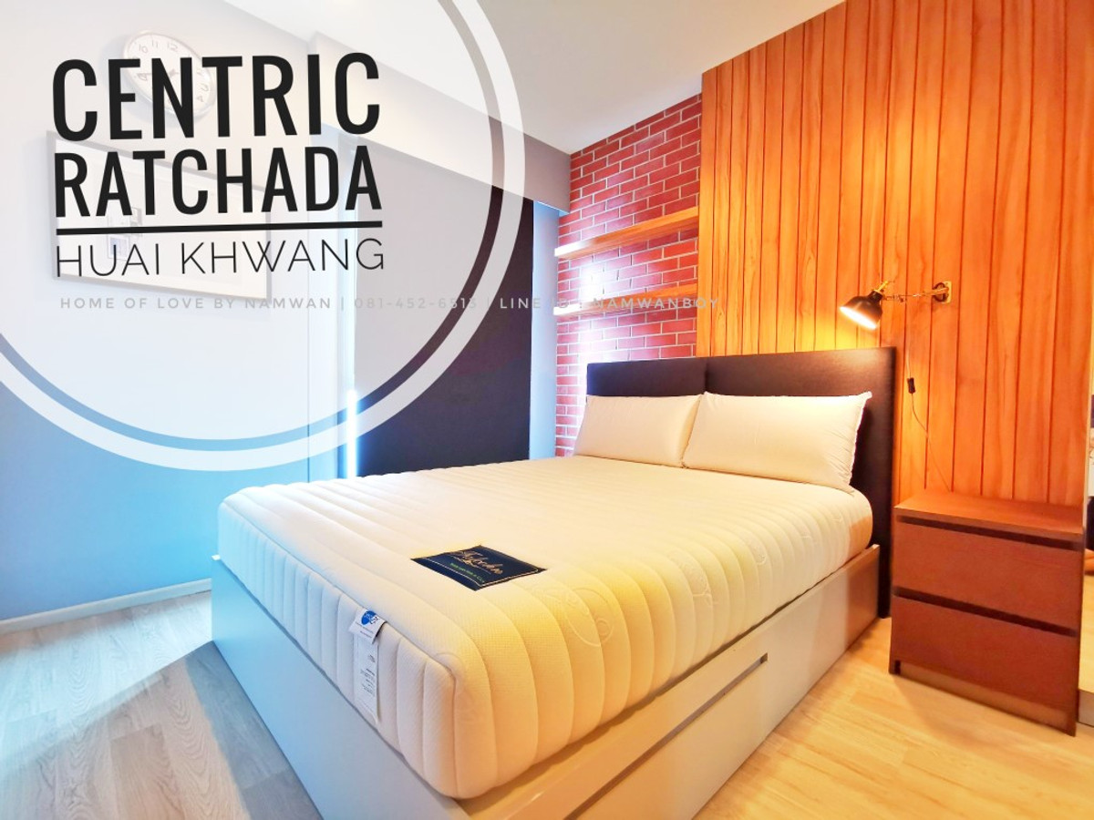 ให้เช่าคอนโดรัชดา ห้วยขวาง : ((ให้เช่า)) Centric ห้วยขวาง ใกล้ MRT ห้วยขวาง ห้อง 31 ตรม. แต่งสวยจัดเต็ม ราคาสุดคุ้ม!! (์N1102)32