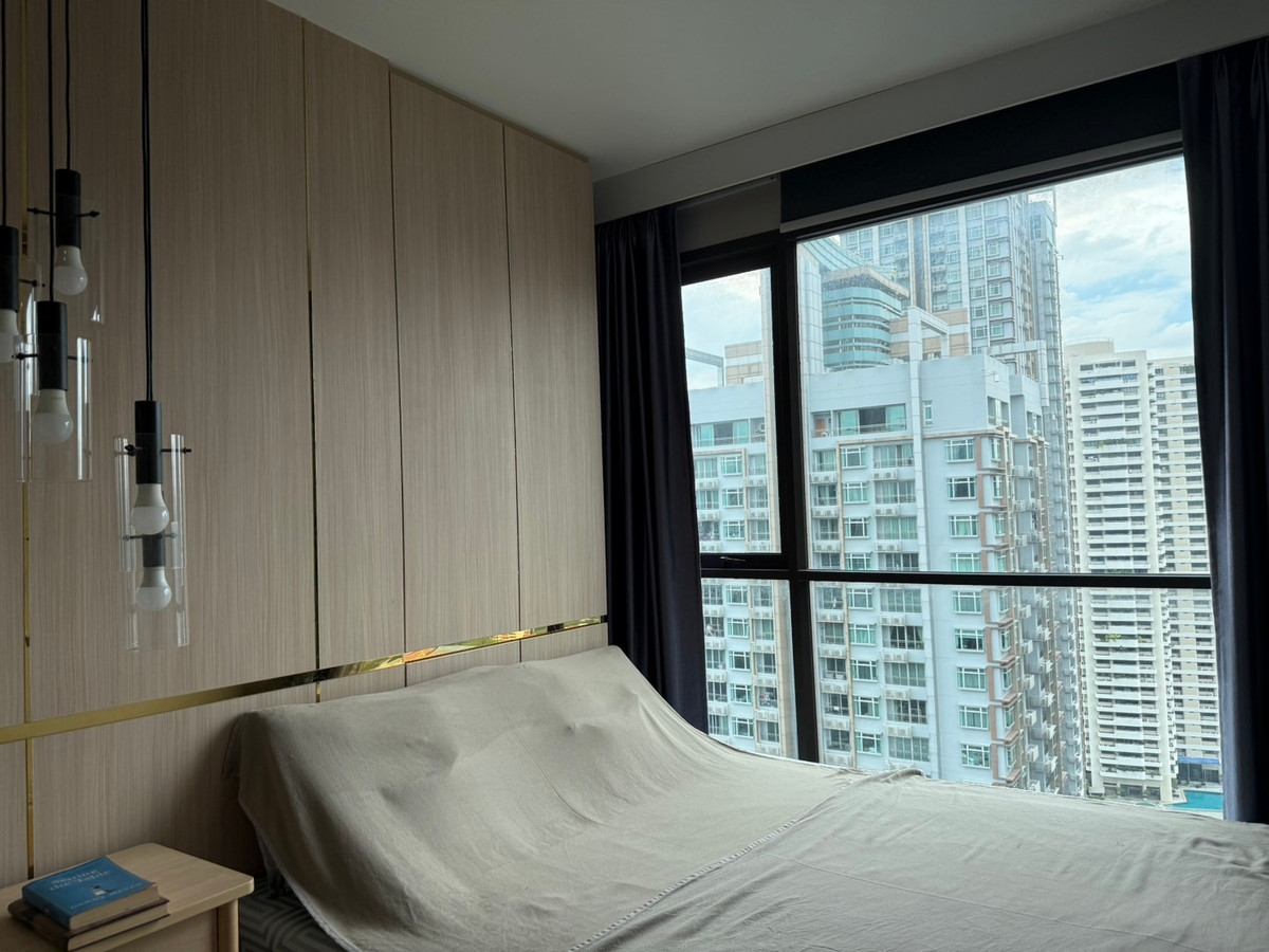 ให้เช่าคอนโดพระราม 9 เพชรบุรีตัดใหม่ RCA : Lumpini suite phetchaburi Makkasan 🏠🔥2 bedroom 1 bathroom 41.5 sqm High floor