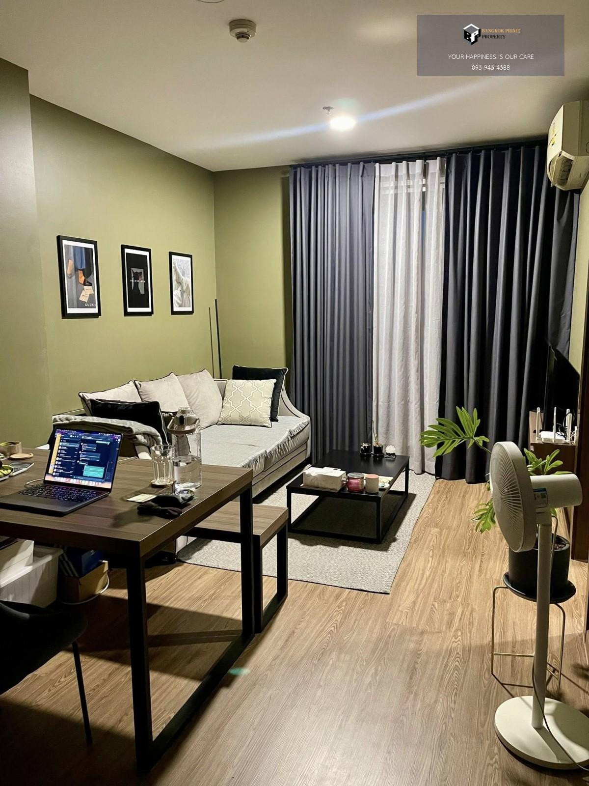 For SaleCondoRatchadapisek, Huaikwang, Suttisan : Rhythm Ratchada | Urgent sale, this price until the end of 2025 !!!! Corner room, quiet #2025102712552