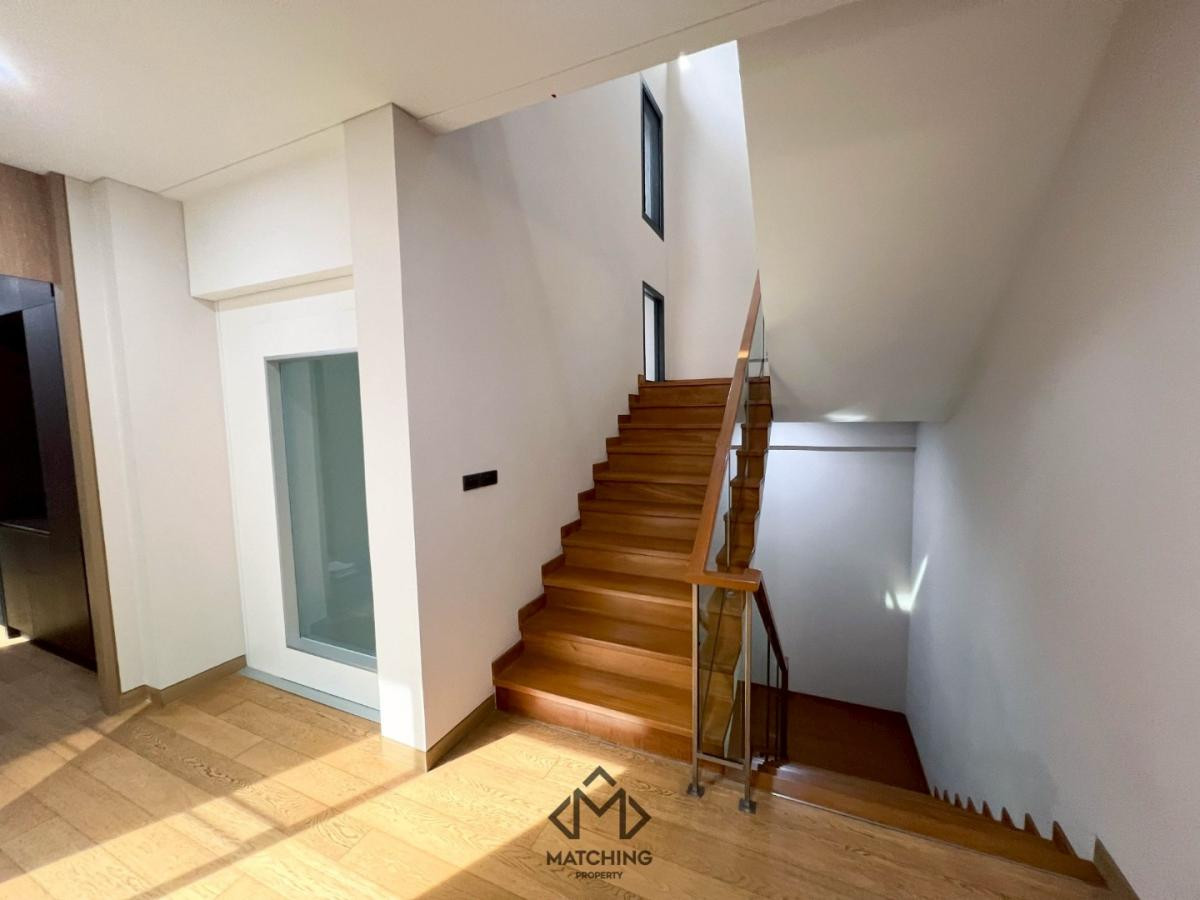 HouseRama3 (Riverside),Satupadit : Single house BAAN 365 RAMA3 with private swimming pool + elevator, good location near Kings College and Shrewsbury, call 098-654-2399.