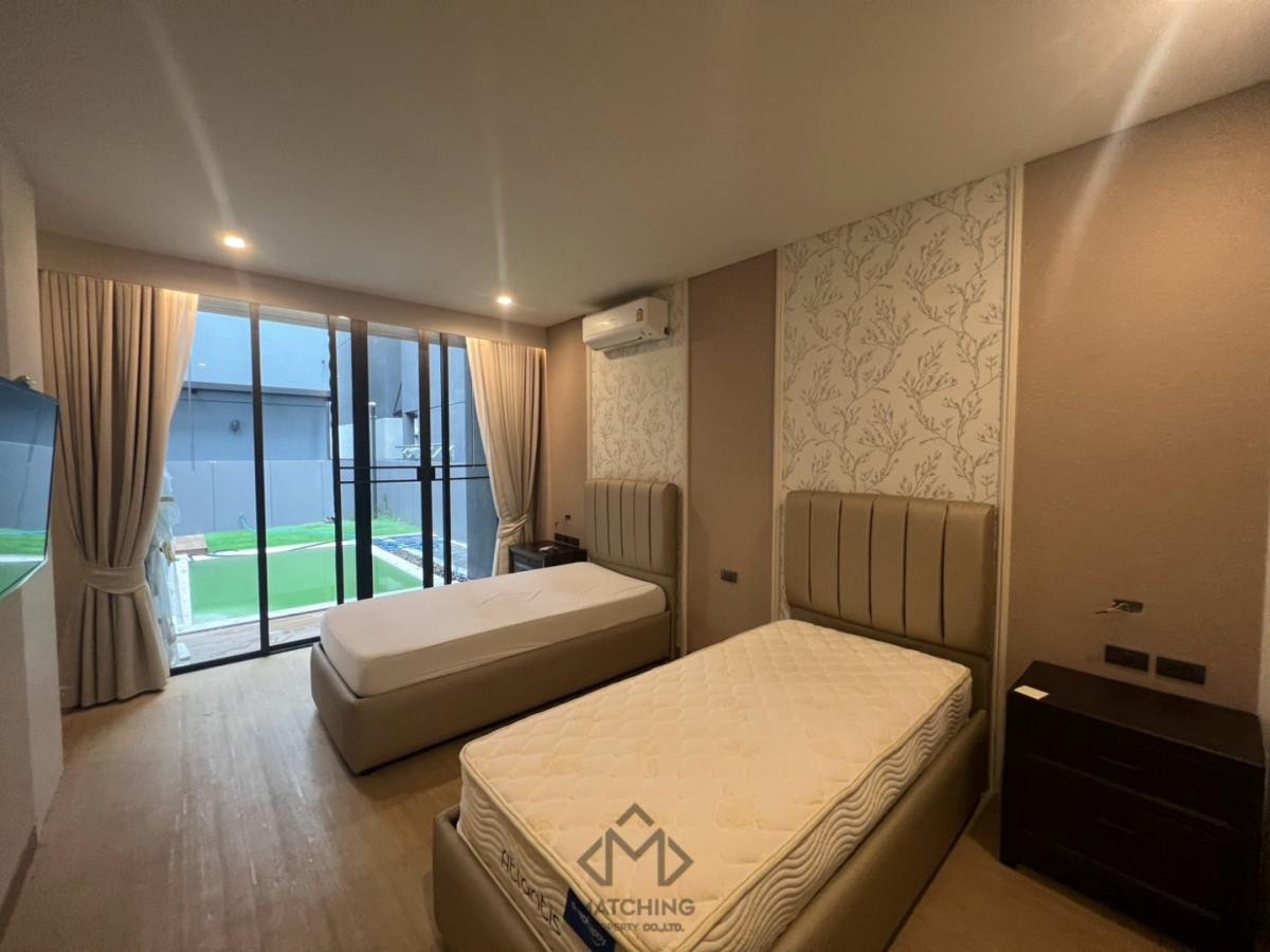 HouseRama3 (Riverside),Satupadit : Single house BAAN 365 RAMA3 with private swimming pool + elevator, good location near Kings College and Shrewsbury, call 098-654-2399.