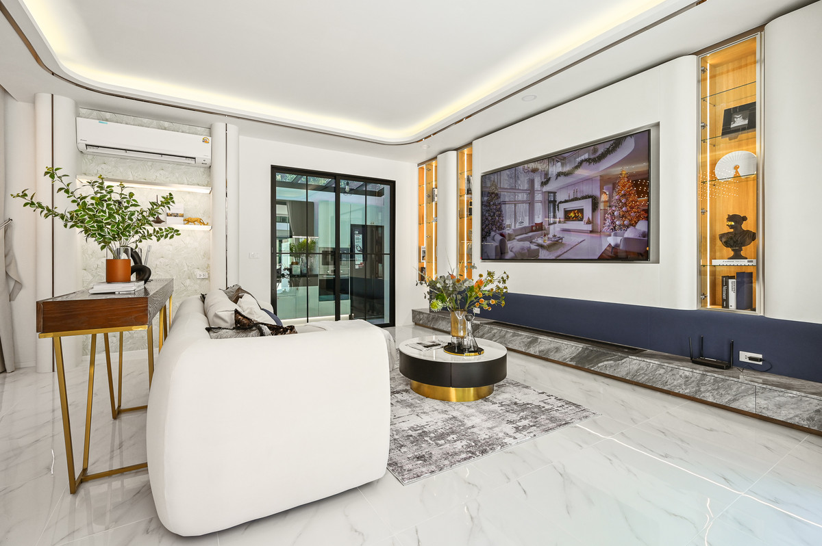 โฮมออฟฟิศพระราม 2 บางขุนเทียน : ปล่อยเช่า home office บ้านตัวอย่างสุดหรู โครงการ Gravitia พระราม 2 แต่งครบ