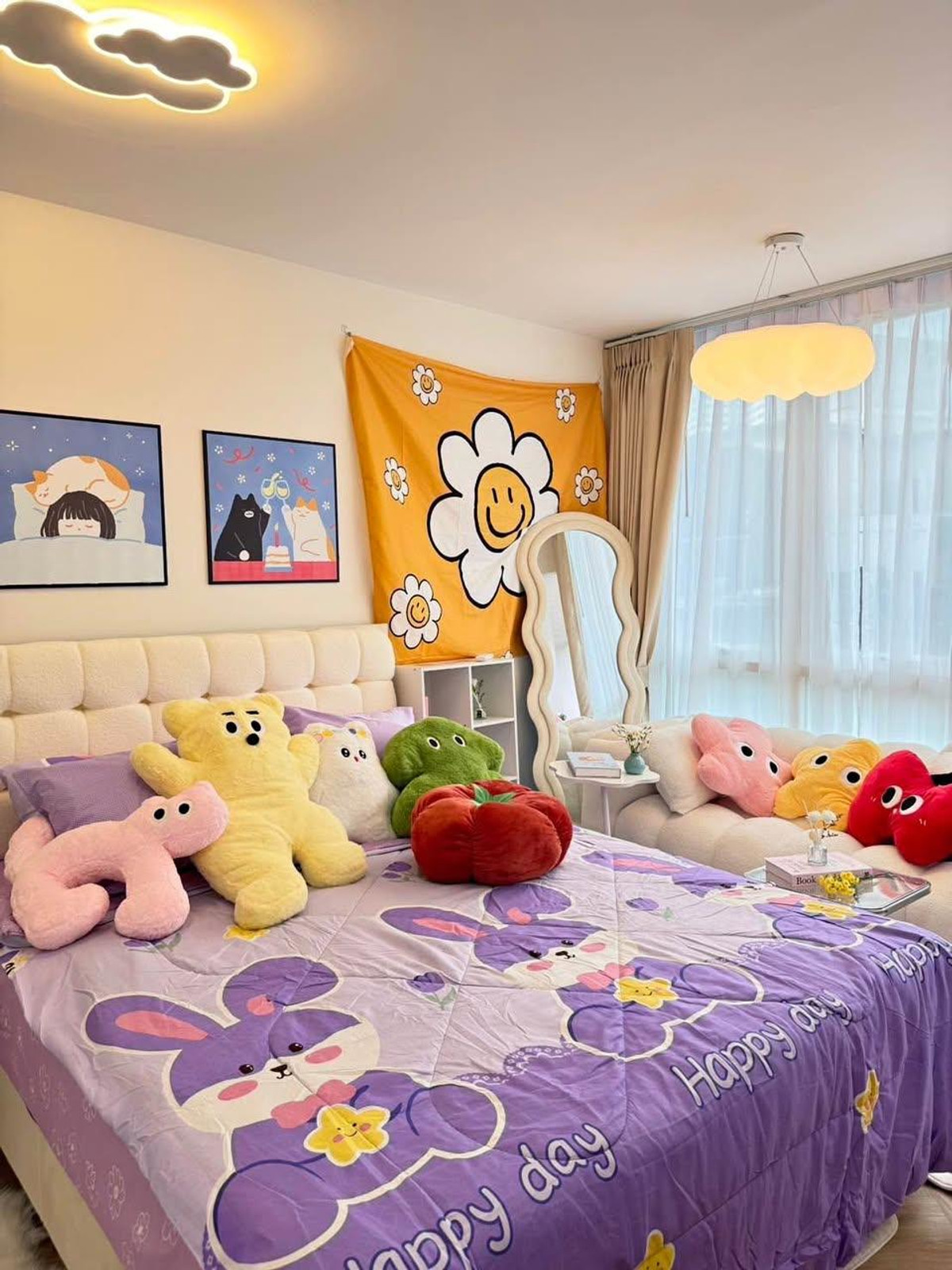 🌸 Garden Asoke – Rama 9 🌸 Sweetly decorated room with a soft pastel vibe 💕 Perfect for minimalist & feminine lifestyles 🍯 Loading...