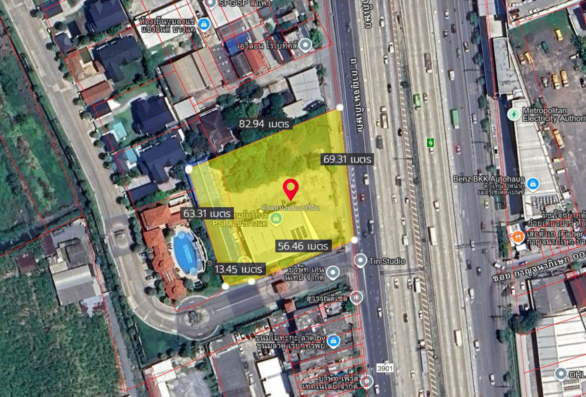 ขายที่ดินบางแค เพชรเกษม : ขายที่ดินแปลงสวย ทำเลธุรกิจ ติดถนนกาญจนา บางแค