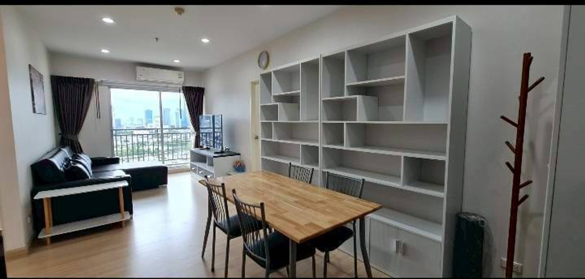 For RentCondoRama9, Petchburi, RCA : Condo for rent, 2 bedrooms @ Supalai Veranda Rama 9, 23rd floor, ready to move in, pool view, Building A, 27,000 baht/month.