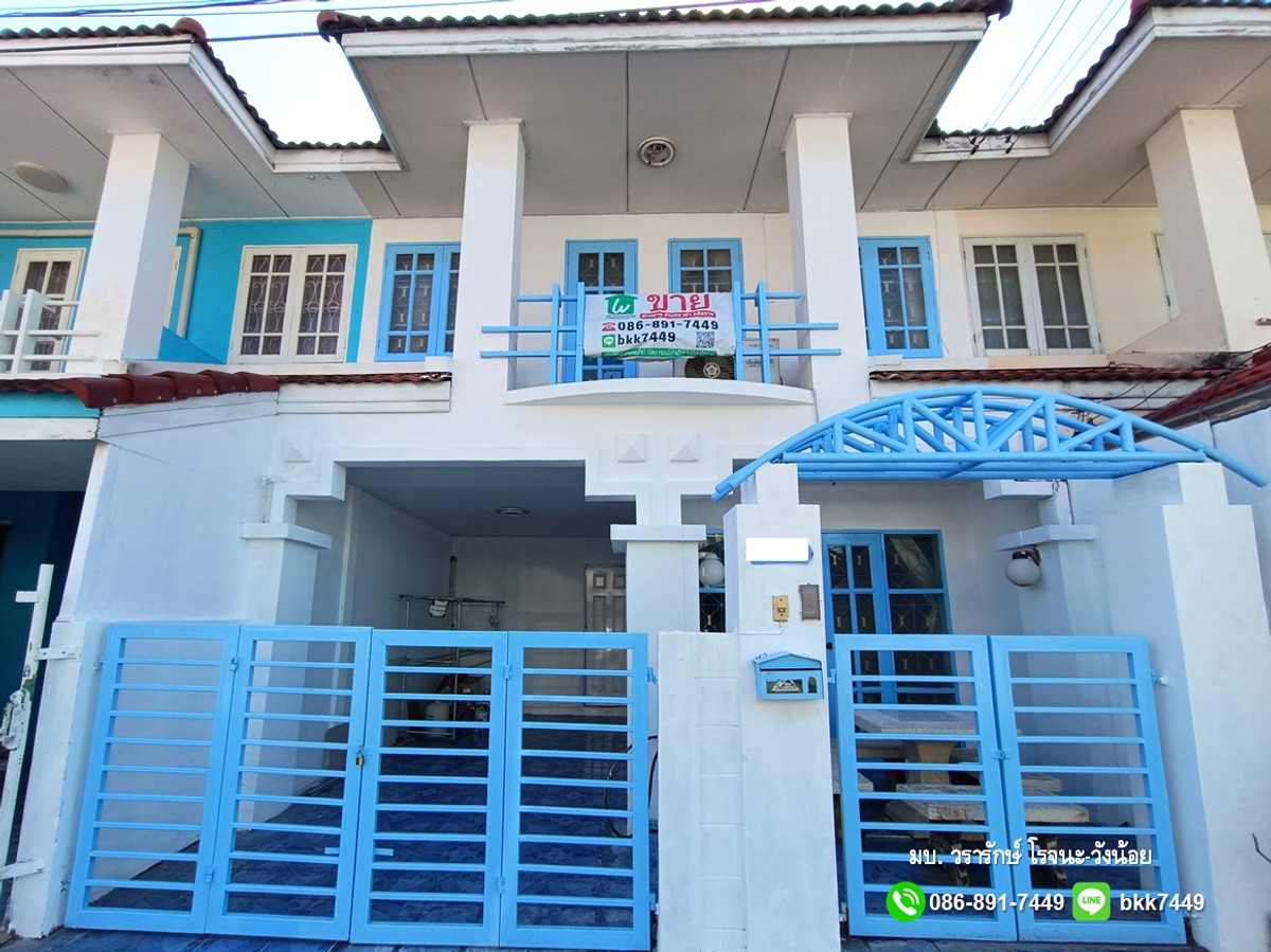 ขายทาวน์โฮมอยุธยา : ✅✅ขายบ้านทาวน์เฮ้าส์ 2 ชั้น 3ห้องนอน 2 ห้องน้ำ หมู่บ้านวรารักษ์โรจนะ-วังน้อย ใกล้นิคมโรจนะ