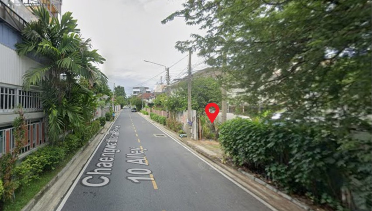 Land for sale at Pak Kret Intersection Soi Chaengwattana-Pak Kret 10 near #Major  Hollywood Pak Kret #Vibharam  Pak Kret Hospital #Central  Chaengwattana #Muang  Thong Thani #Chaengwattana  Government Center Loading...