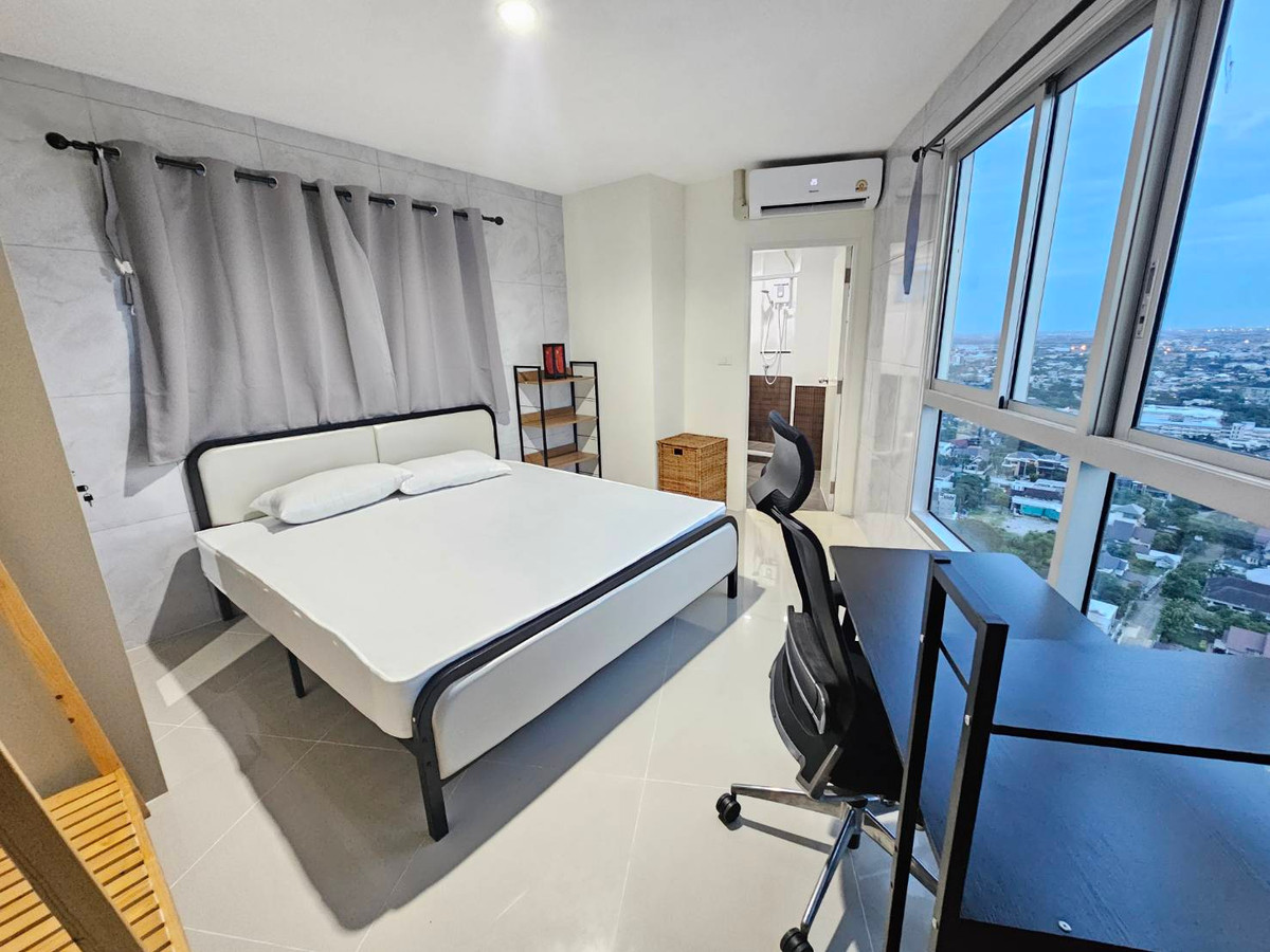 ให้เช่าคอนโดพัฒนาการ ศรีนครินทร์ : วิวเมืองสวยมาก ชั้นสูง แอร์ใหม่ เช่า 2 ห้องนอน 2 ห้องน้ำ อัสสกาญจน์ เพลส ศรีนครินทร์ (Asakan Place Srinakarin)