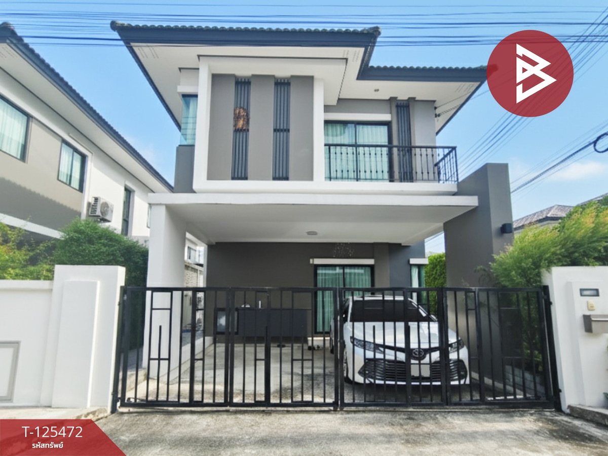 ขายนครปฐม : ขายบ้านแฝด โครงการบ้านฟ้ากรีนเนอรี่ ทิวา ปิ่นเกล้า-สาย5 (Baanfah Greenery Tiwa Pinklao-Sai5) นครปฐม